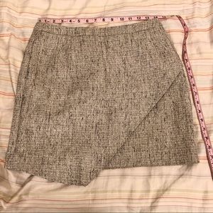 H&M Asymmetric Sparkly Tweed Skirt, US 10